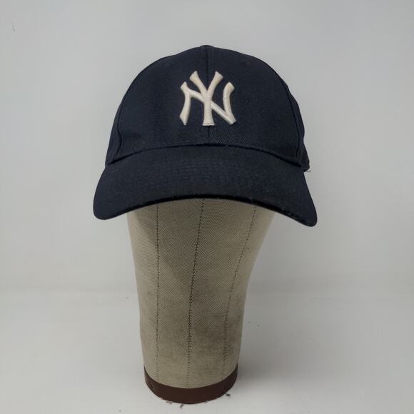 New Era MLB New York Yankees Fitted Hat Size M/L Blue Embroidered Logo - Picture 2 of 14